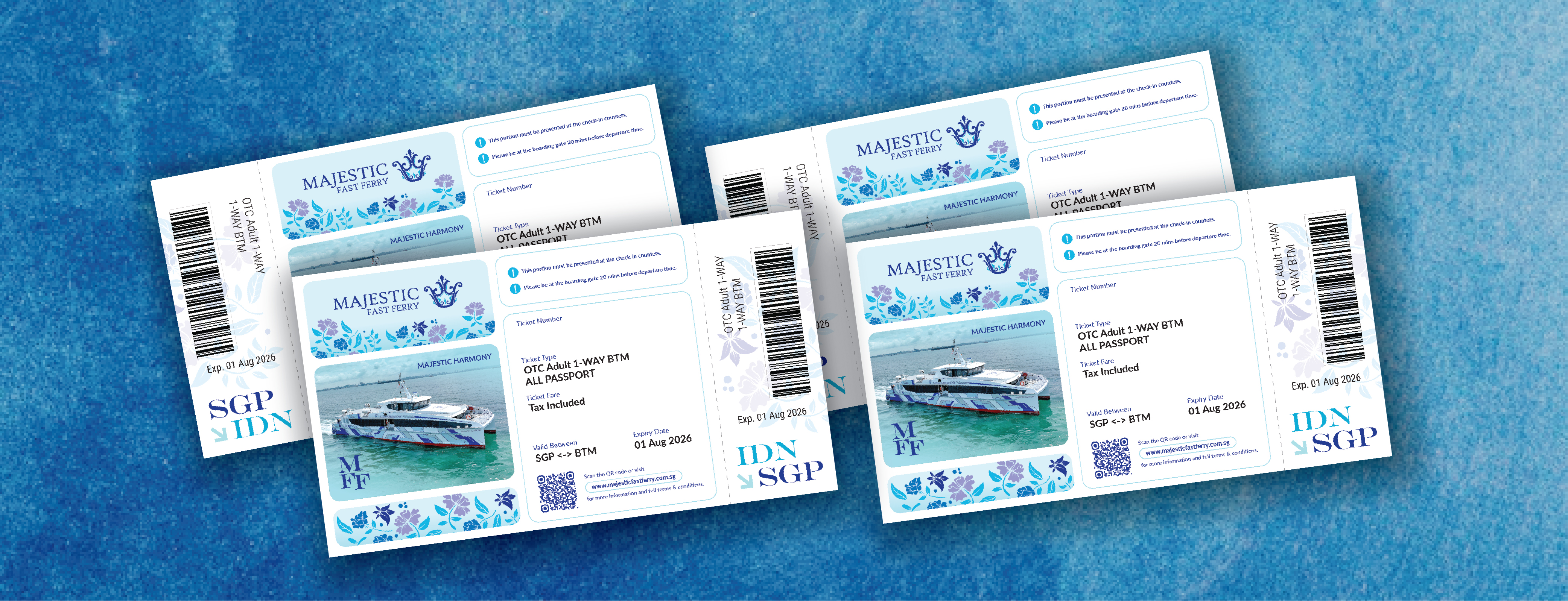 10 pcs x (ALL PASSPORT)|1-Way Ticket Bundle